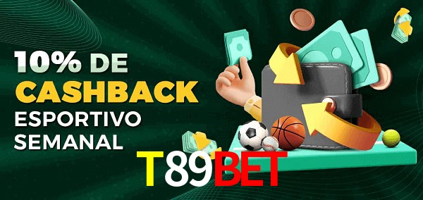 10% de bônus de cashback na T89BET